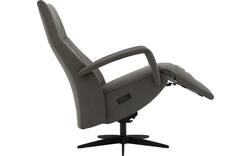 Goossens excellent relaxstoel loreto grijs micro leer - 8231288-01