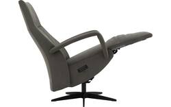 Goossens excellent relaxstoel loreto grijs micro leer - 8231288-01