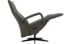 Goossens excellent relaxstoel loreto grijs micro leer - 8231288-01