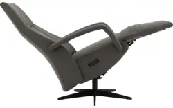 Goossens excellent relaxstoel loreto grijs micro leer - 8231288-01