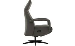 Goossens excellent relaxstoel loreto grijs micro leer - 8231288-01