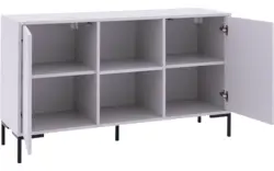 Goossens basic dressoir madrid grijs melamine - 8231293-goossens-basic-madrid-dressoir-melamine-01