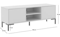 Goossens basic tv meubel madrid zwart melamine - 8230285-10