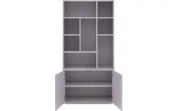 Goossens basic buffetkast madrid grijs melamine - 8231297-goossens-basic-madrid-buffetkast-melamine-01