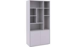 Goossens basic buffetkast madrid grijs melamine - 8231297-goossens-basic-madrid-buffetkast-melamine-01