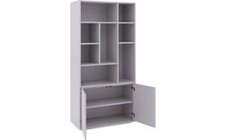 Goossens basic buffetkast madrid grijs melamine - 8231297-goossens-basic-madrid-buffetkast-melamine-01