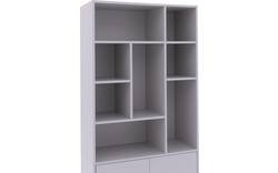 Goossens basic buffetkast madrid grijs melamine - 8231297-goossens-basic-madrid-buffetkast-melamine-01