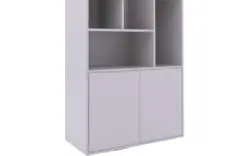 Goossens basic buffetkast madrid grijs melamine - 8231297-goossens-basic-madrid-buffetkast-melamine-01