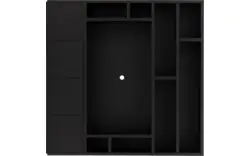 Goossens tv meubel barcelona zwart eiken - 8231367-05
