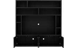 Goossens tv meubel barcelona zwart eiken - 8231367-05