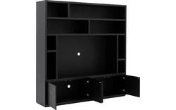 Goossens tv meubel barcelona zwart eiken - 8231367-05