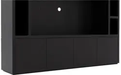 Goossens tv meubel barcelona zwart eiken - 8231367-05