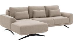 Goossens excellent loungebank princess beige stof - 8231518-01