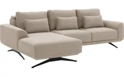 Goossens excellent loungebank princess beige stof - 8231518-01