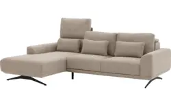 Goossens excellent loungebank princess beige stof - 8231518-01