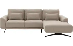 Stof fijn geweven beige
