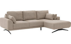 Goossens excellent loungebank princess beige stof - 8231518-gespiegeld-01
