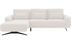 Goossens excellent loungebank princess wit stof - 8231519-01