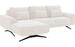 Goossens excellent loungebank princess wit stof - 8231519-01