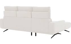 Goossens excellent loungebank princess wit stof - 8231519-01