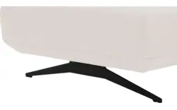 Goossens excellent loungebank princess wit stof - 8231519-01