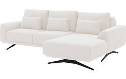 Goossens excellent loungebank princess wit stof - 8231519-gespiegeld-01