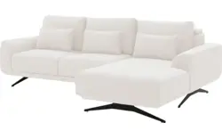 Goossens excellent loungebank princess wit stof - 8231519-gespiegeld-01