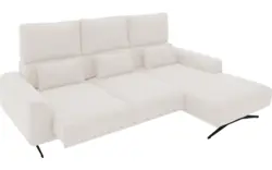 Goossens excellent loungebank princess wit stof - 8231519-gespiegeld-01