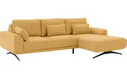 Goossens excellent loungebank princess geel stof - 8231520-gespiegeld-01