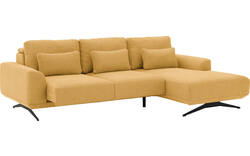 Goossens excellent loungebank princess geel stof - 8231520-gespiegeld-01