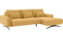 Goossens excellent loungebank princess geel stof - 8231520-gespiegeld-01