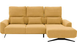 Goossens excellent loungebank princess geel stof - 8231520-gespiegeld-01