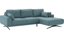 Goossens excellent loungebank princess blauw stof - 8231522-gespiegeld-01