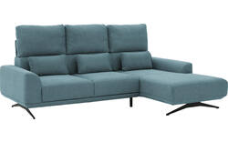 Goossens excellent loungebank princess blauw stof - 8231522-gespiegeld-01
