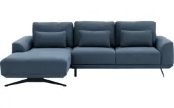 Goossens excellent loungebank princess blauw stof - 8231523-01