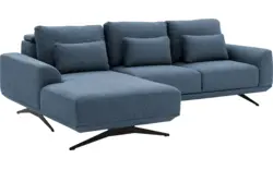 Goossens excellent loungebank princess blauw stof - 8231523-01