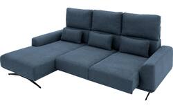 Goossens excellent loungebank princess blauw stof - 8231523-01