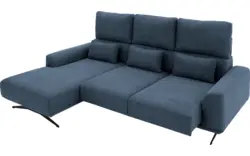 Goossens excellent loungebank princess blauw stof - 8231523-01