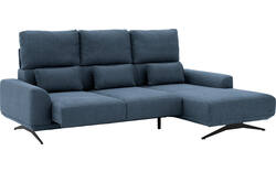 Goossens excellent loungebank princess blauw stof - 8231523-gespiegeld-01