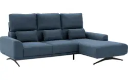 Goossens excellent loungebank princess blauw stof - 8231523-gespiegeld-01