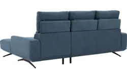 Goossens excellent loungebank princess blauw stof - 8231523-gespiegeld-01