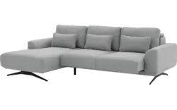 Goossens excellent loungebank princess grijs stof - 8231524-01