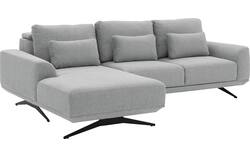 Goossens excellent loungebank princess grijs stof - 8231524-01