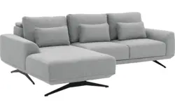 Goossens excellent loungebank princess grijs stof - 8231524-01