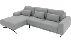 Goossens excellent loungebank princess grijs stof - 8231524-01