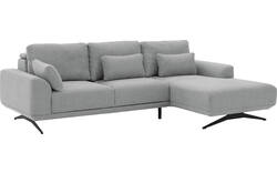 Goossens excellent loungebank princess grijs stof - 8231524-gespiegeld-01