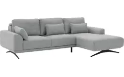 Goossens excellent loungebank princess grijs stof - 8231524-gespiegeld-01