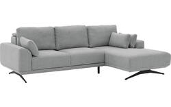 Goossens excellent loungebank princess grijs stof - 8231524-gespiegeld-01