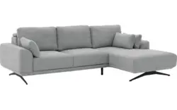 Goossens excellent loungebank princess grijs stof - 8231524-gespiegeld-01