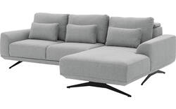 Goossens excellent loungebank princess grijs stof - 8231524-gespiegeld-01